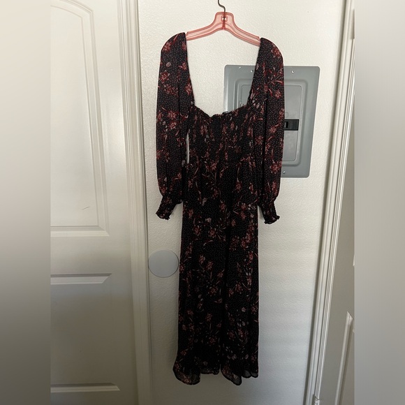 o.p.t Classic Smocked Maxi in Purple Floral - Picture 11 of 11